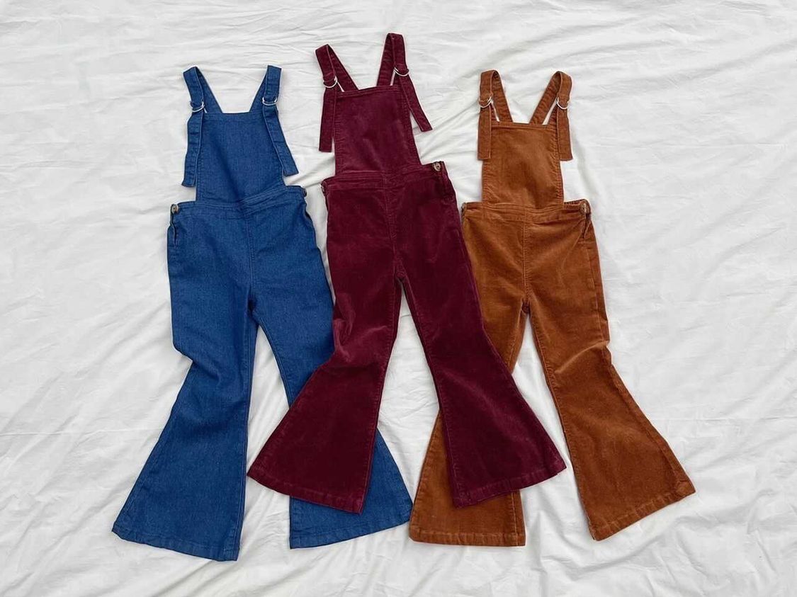 Twin Collective-FARRAH OVERALL-TOFFEE CORD | Ba