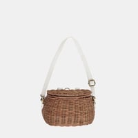 Olli Ella  MINI CHARI RATTAN BAG-Natural