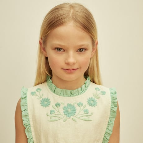 Apolina  IDA DRESS - MINT CREAM/SEAGLASS