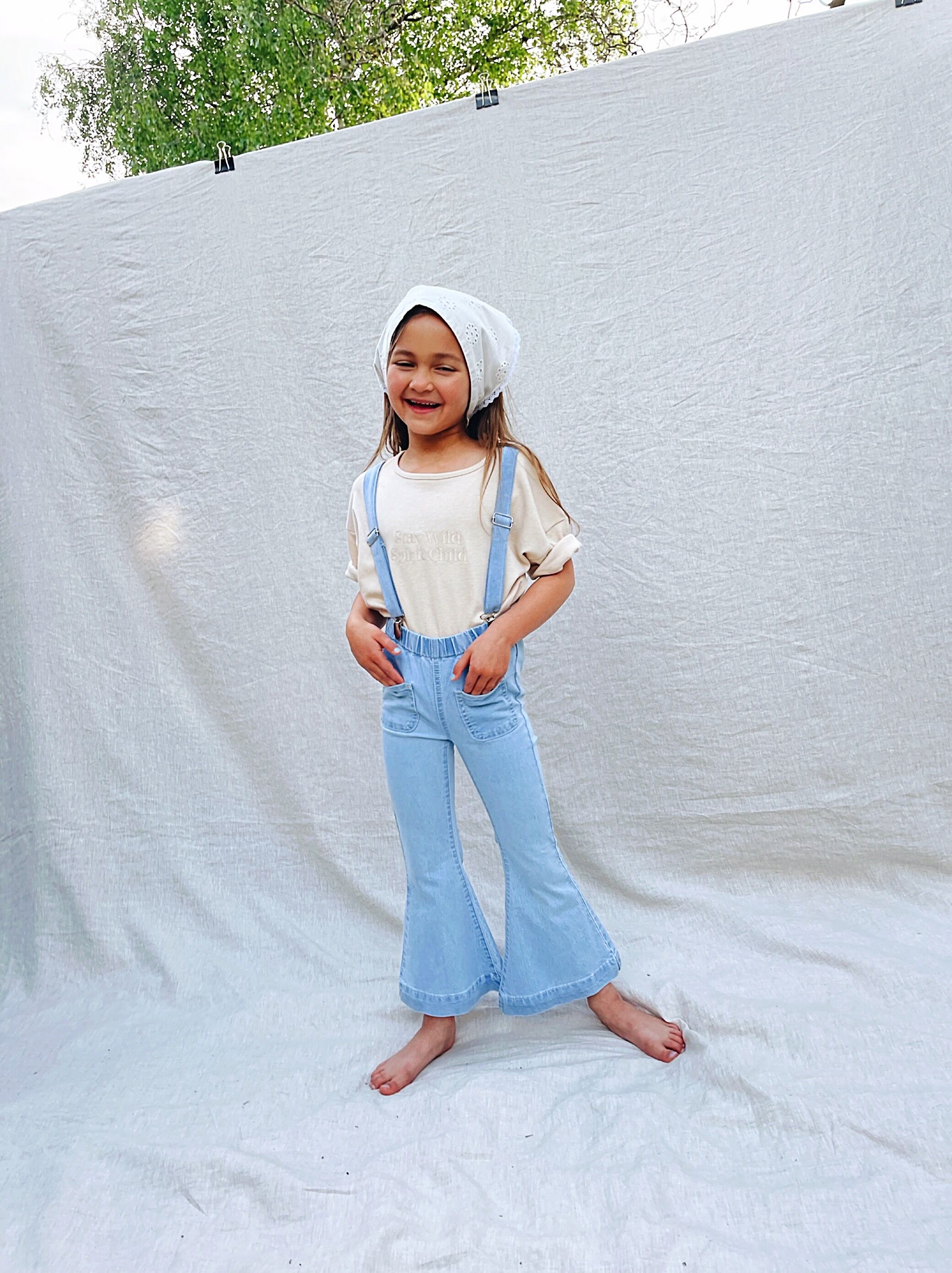 Twin Collective FARRAH FLARE JEAN - BLUE PATCH