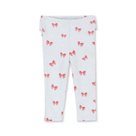 KongesSløjd　SUI FRILL PANTS GOTS - ROSIA BLUE BOW