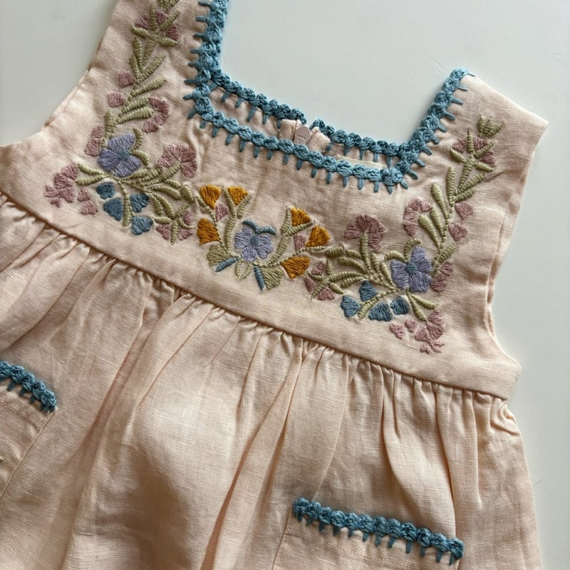 Apolina TABITHA DRESS - BLUSH | Baby Style LAB
