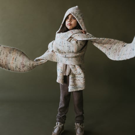 MABLI  BLEWOG HOODED SCARF - JEWEL SPECKLE
