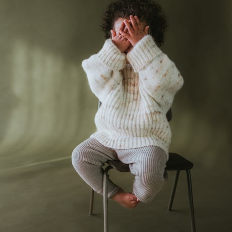 MABLI  BLEWOG PULLOVER - MOSS SPECKLE