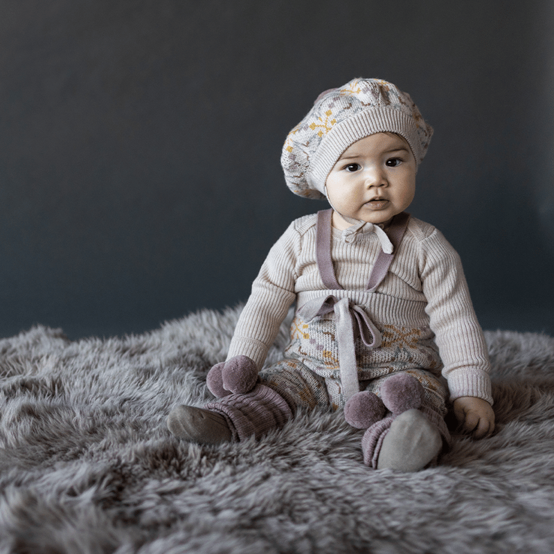 MABLI POM-POM WARMERS - MINK | Baby Style LAB