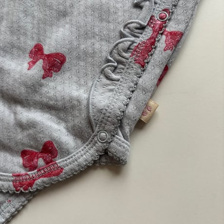KongesSløjd　SUI NEWBORN FRILL BODY GOTS - ROSIA BLUE BOW