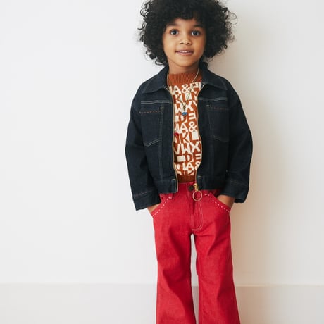 Misha & Puff　Zip Jacket - Indigo Denim