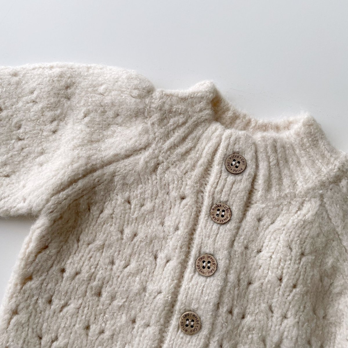 Rylee + Cru　Tulip cardigan - natural