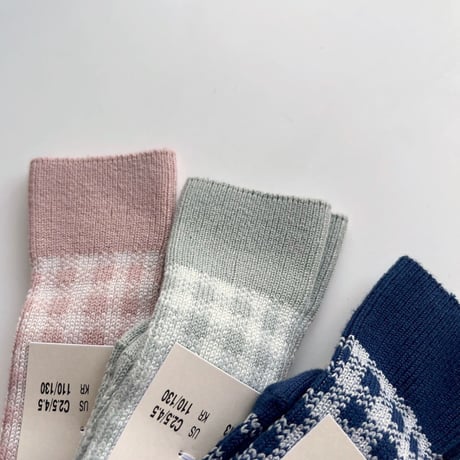 Collegien CLAUDE - Gingham Knee-high Socks