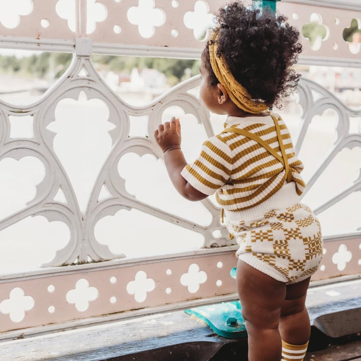 MABLI BRITHLEN BLOOMERS - SAND | Baby Style LAB