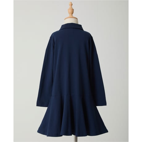 ARCADIA long sleeve flare polo one-piece