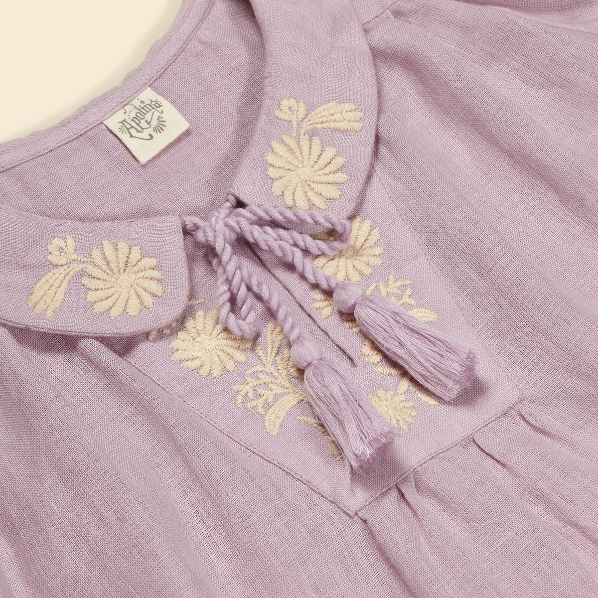 Apolina NORA DRESS - LAVENDER | Baby Style LAB
