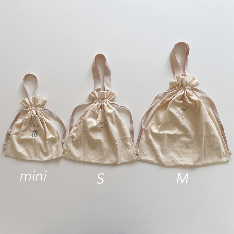 ドローイングバッグ Mサイズ(取っ手付き) | Baby Style LAB ドローイングバッグ Mサイズ(取っ手付き) | Baby Style LAB