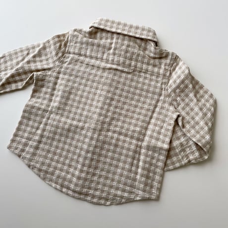 NORALEE　harrison button down - dove check