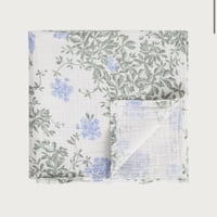 Garbo & Friends　Muslin Swaddle Blanket - Plumbago
