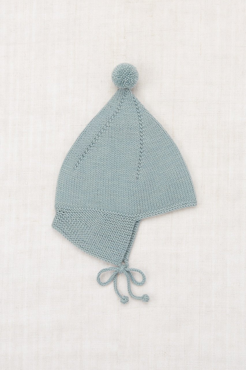 美品 misha and puff pointy peak hat Misha & Puff Pointy Peak Hat - Overcast | Baby