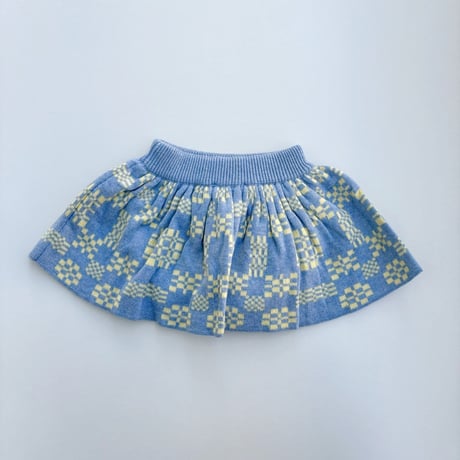 MABLI  BRITHLEN SKIRT - CHAMBRAY BLUE MELANGE