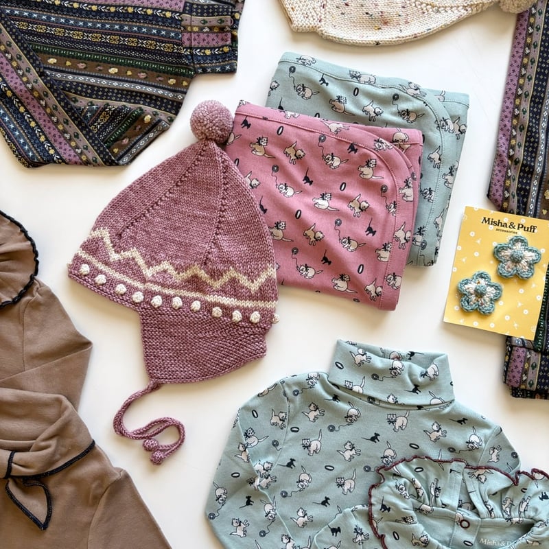 Misha & Puff Turtleneck - Ink Ribbons | Baby St