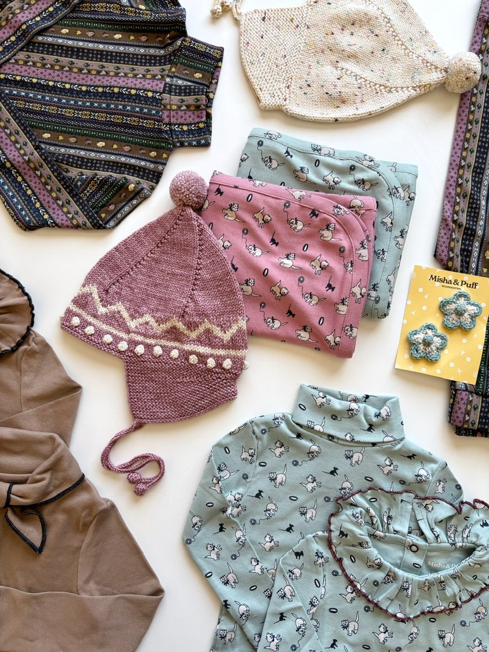 Misha & Puff Turtleneck - Ink Ribbons | Baby St