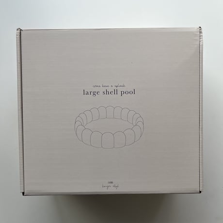 Konges Sløjd 　LARGE SHELL POOL - CHERRY BLUSH