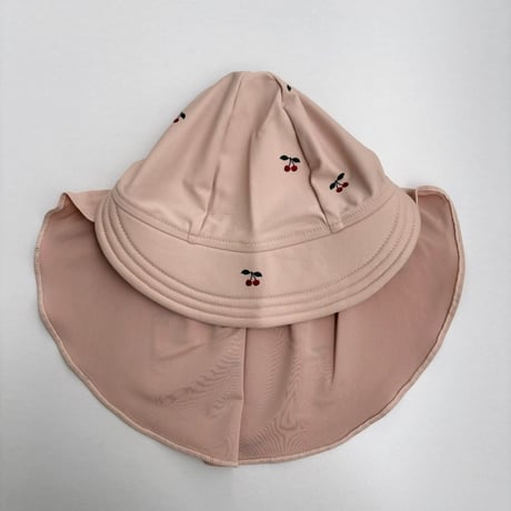 Konges Sløjd　MANUCA FRILL SUN HAT GRS - CHERRY BLUSH