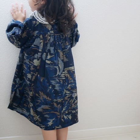 CARAMEL TILIA BABY DRESS 12M-2Y-TAPESTRY FLORAL BLUE