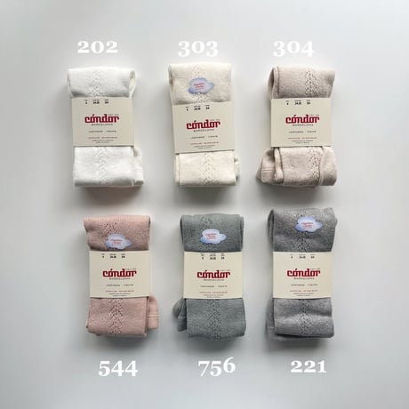 Condor 　サイドオープンワークタイツ size4