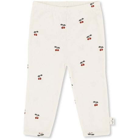 Konges Sløjd NEW BORN PANTS - CHERRY/LEMON