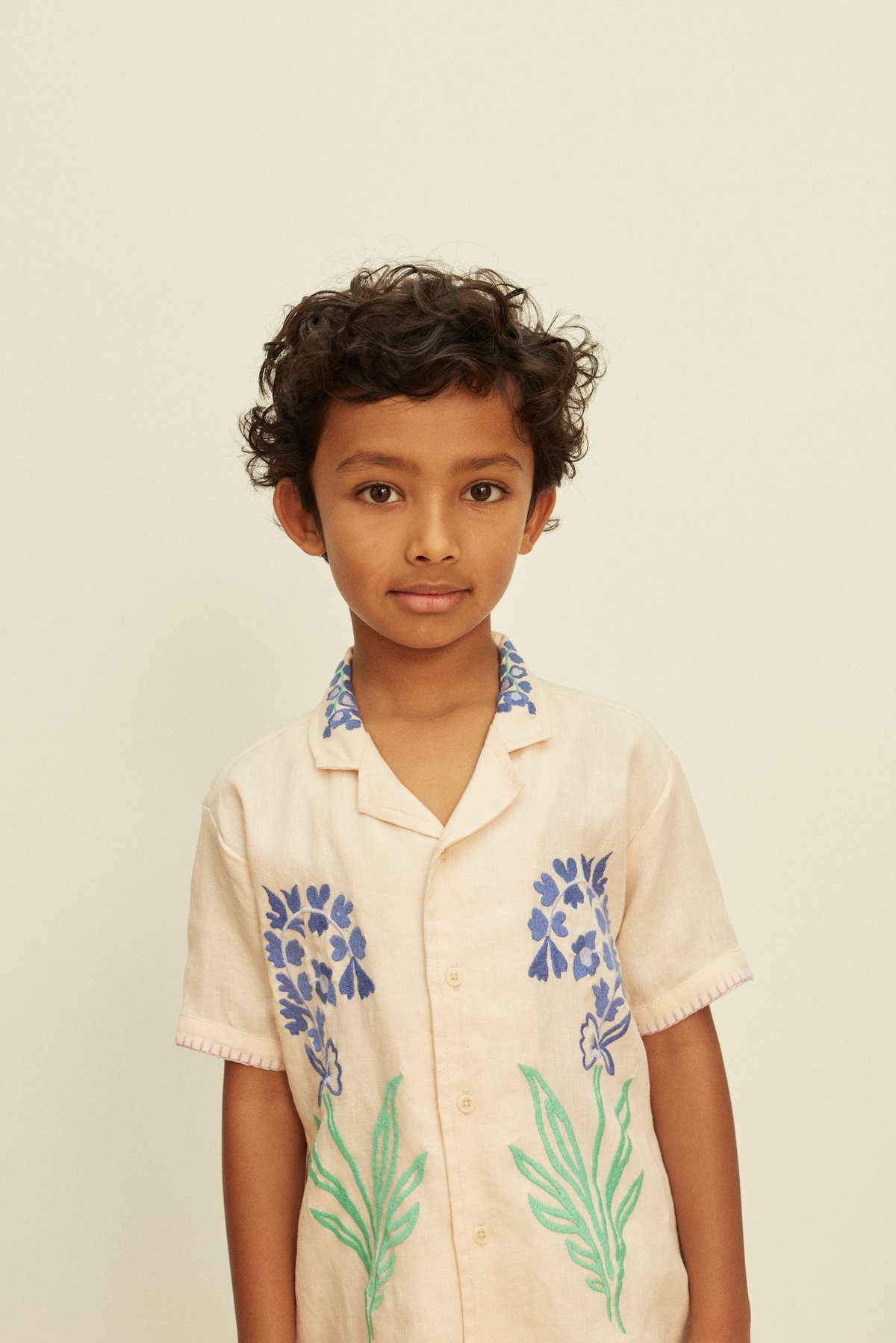 Apolina DONNY EMBROIDERED SHIRT - BLUSH | Baby