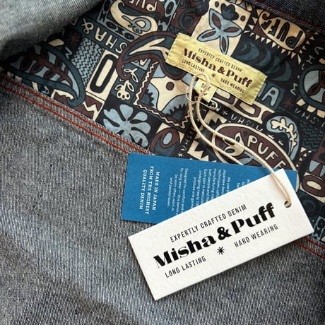 Misha & Puff　Zip Jacket - Indigo Denim