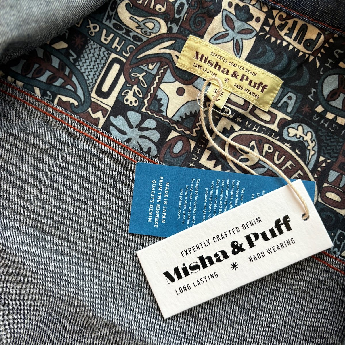 Misha & Puff Zip Jacket - Indigo Denim | Baby S