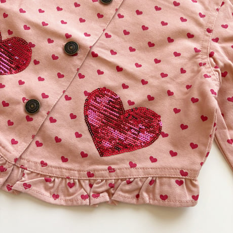 Konges Sløjd 　NOLA SEQUIN SHIRT JACKET GOT - BERRY COEUR