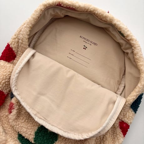 KongesSløjd JODY TEDDY BACKPACK GRS - BON COEUR COLORÉ