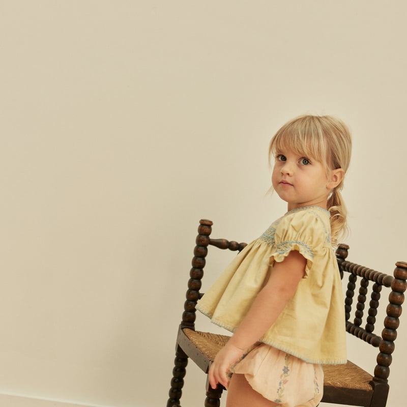 Apolina BABY DORA BLOUSE - CLOUD | Baby Style LAB