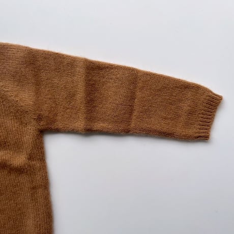 CARAMEL  ROSA BABY CARDIGAN -TOFFEE