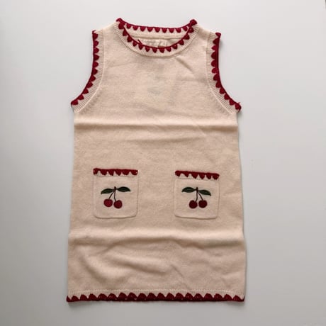 Konges Sløjd 　COLLETTE DRESS - OFF WHITE