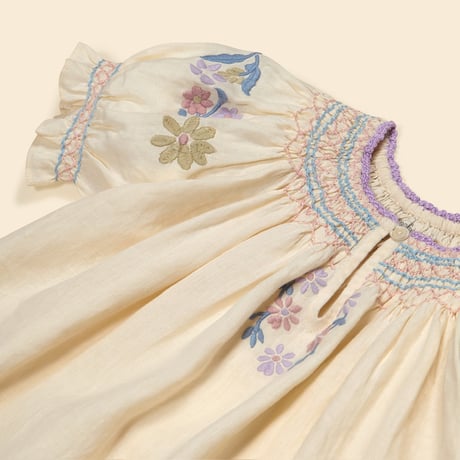 Apolina  VERNA SMOCK DRESS - CREAM