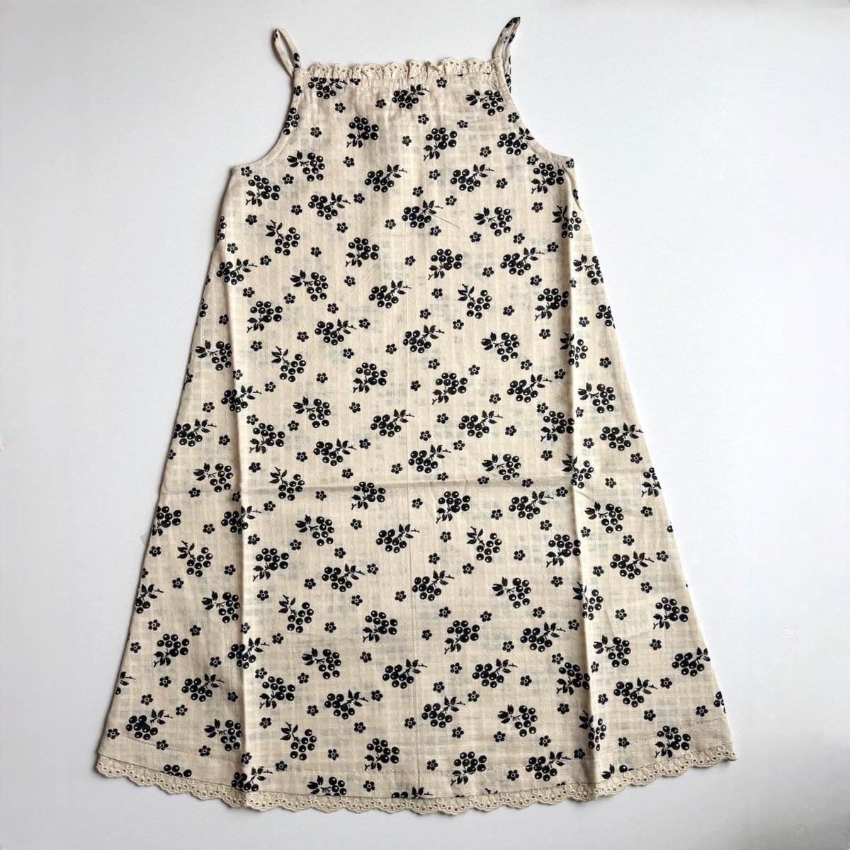 未使用 CARAMEL HYSSOP DRESS CARAMEL HYSSOP DRESS - BERRY BUD BLOCK PRINT |