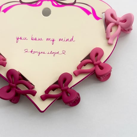 Konges Sløjd 　6 PACK MINI BOW HAIR CLIP