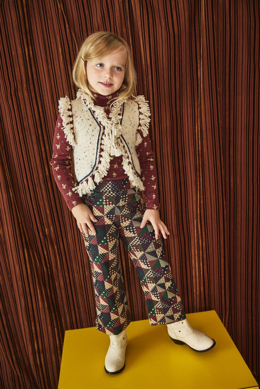 Misha & Puff A-Pant - Madder Root Patchwork | B