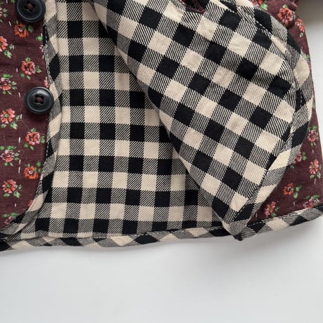 CARAMEL 　EMORY BABY JACKET - CHOCOLATE FLORAL