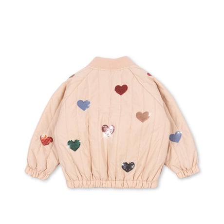KongesSløjd　JUNO SEQUIN BOMBER JACKET - CAMEO ROSE