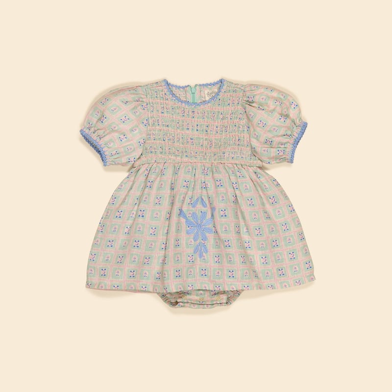 Apolina BABY NOEMIE DRESS - ROSEPANEL MINT | B