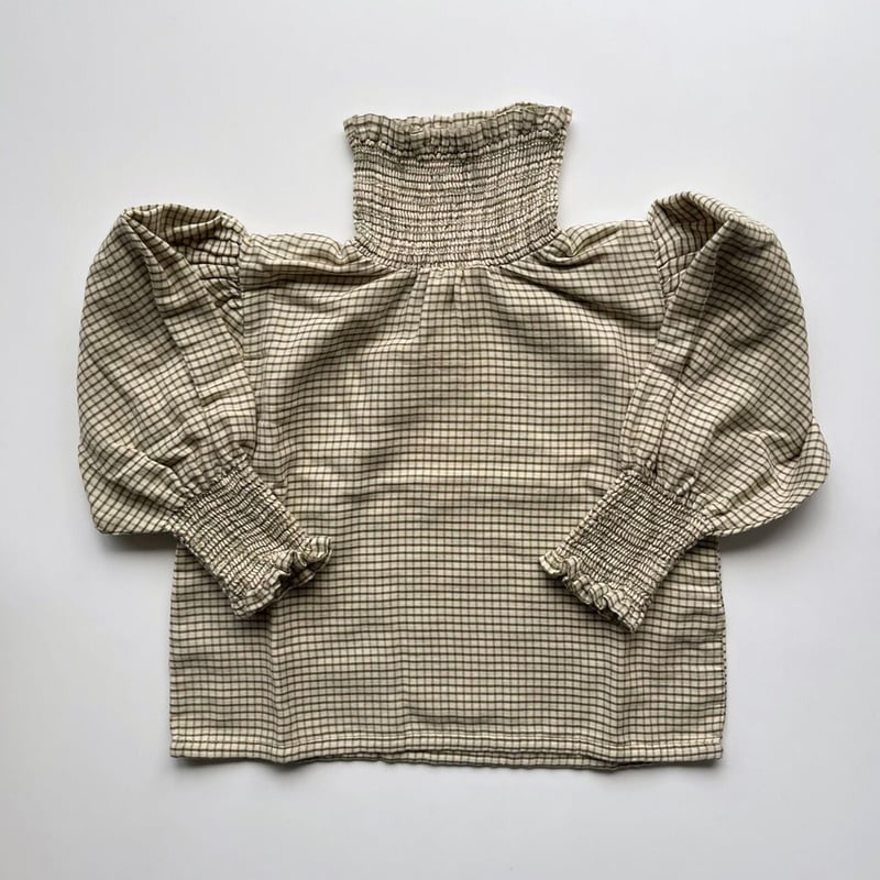 LiiLU チェック　トップス　4y fit=scale-down,w=1200