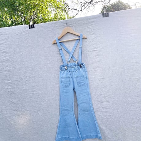 Twin Collective　FARRAH FLARE JEAN - BLUE PATCH POCKET