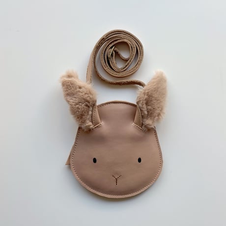 Donsje Britta Exclusive Purse Winter Bunny Light Rust Leather