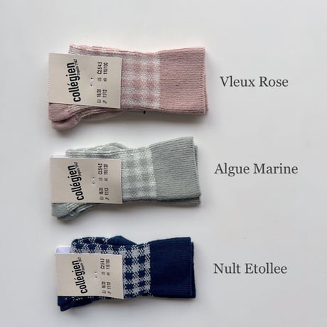 Collegien CLAUDE - Gingham Knee-high Socks