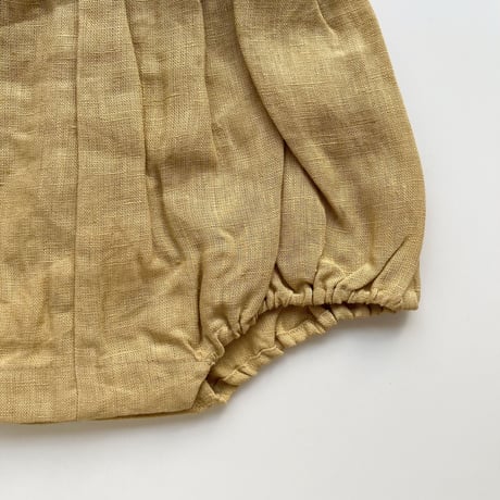 CARAMEL 　MUSA BABY ROMPER - PALE YELLOW