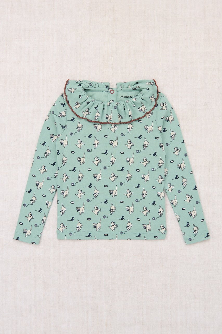 Misha & Puff Paloma Top - Sage Cat & Mouse | Ba