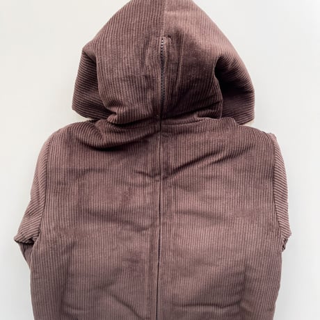 CARAMEL TWITE BABY HOODIE - DARK CHOCOLATE